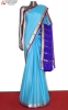 Contrast Classic Pure Mysore Crepe Silk Saree